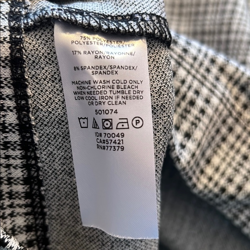 Ann Taylor Gingham High Neck Tank Top - Picture 3 of 8